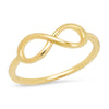 Gold Plated Infinity Ring - 2 Colors