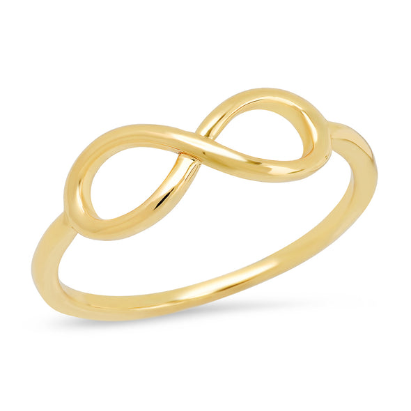 Gold Plated Infinity Ring - 2 Colors