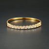 Simulated Diamond Baguette Cut Bangle - 3 Colors