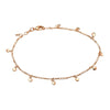 Gold Heart Charm Anklet