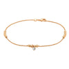 Crystal Charm Anklet - 3 Finishes