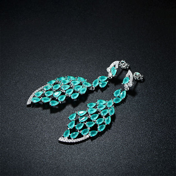 Colombian Emerald Statement Earrings