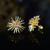 Firecracker Lab Created Stud Earrings - 2 Finishes