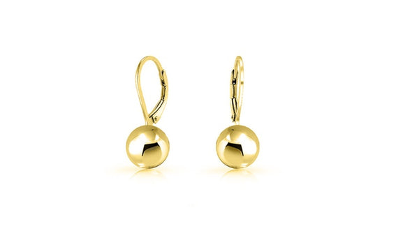 Ball Hoop Earrings