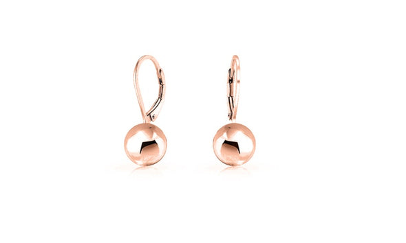 Ball Hoop Earrings