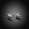 Silver Starfish Stud Earrings