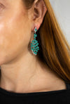 Colombian Emerald Statement Earrings