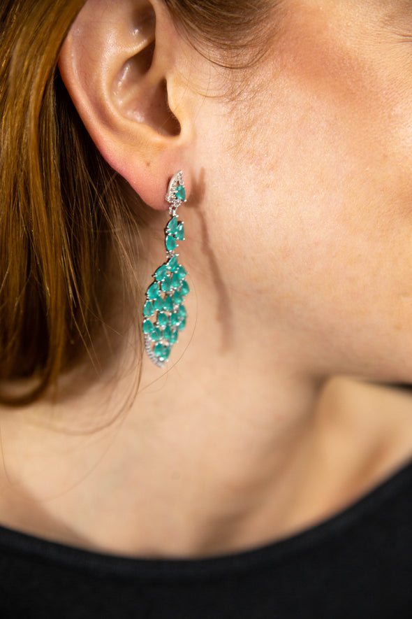 Colombian Emerald Statement Earrings