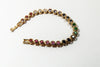 Channel Setting Multicolored Simulated Diamond Bracelet - 2 Colors