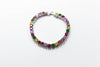 Ladies Tennis Bracelet with Multi-Colored Simulated Diamonds - 3 Colors