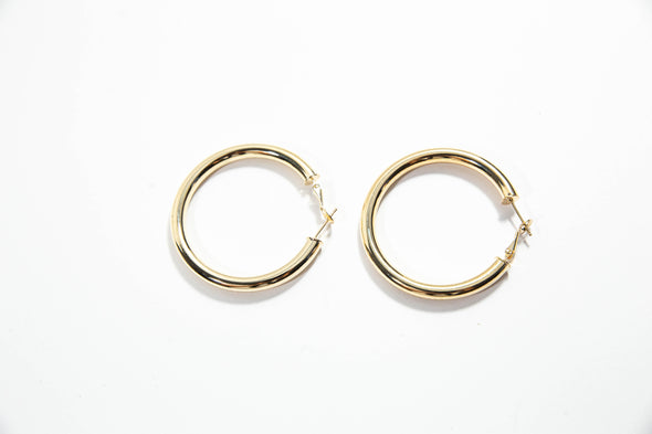 Gold Classic Hoops