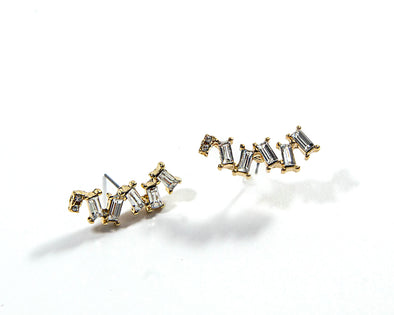 Crystal Climber Earrings