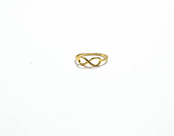 Gold Plated Infinity Ring - 2 Colors