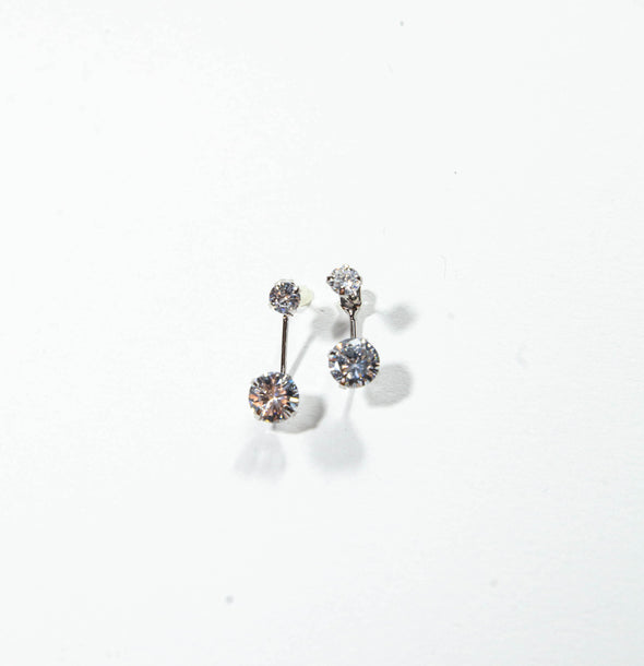 Crystal Drop Earrings - 2 Finishes