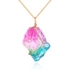 Watermelon Tourmaline Pendant Necklace