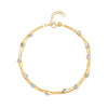 Sparkling Bezel Anklet - 2 Colors