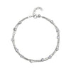 Sparkling Bezel Anklet - 2 Colors