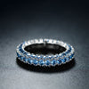 Gemstone Eternity Ring - 2 Finishes