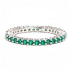 Gemstone Eternity Ring - 2 Finishes